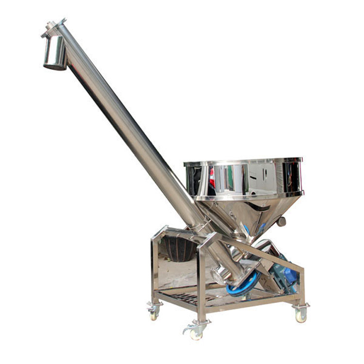 不銹鋼上料螺旋提升機(jī) 不銹鋼上料螺旋提升機(jī)